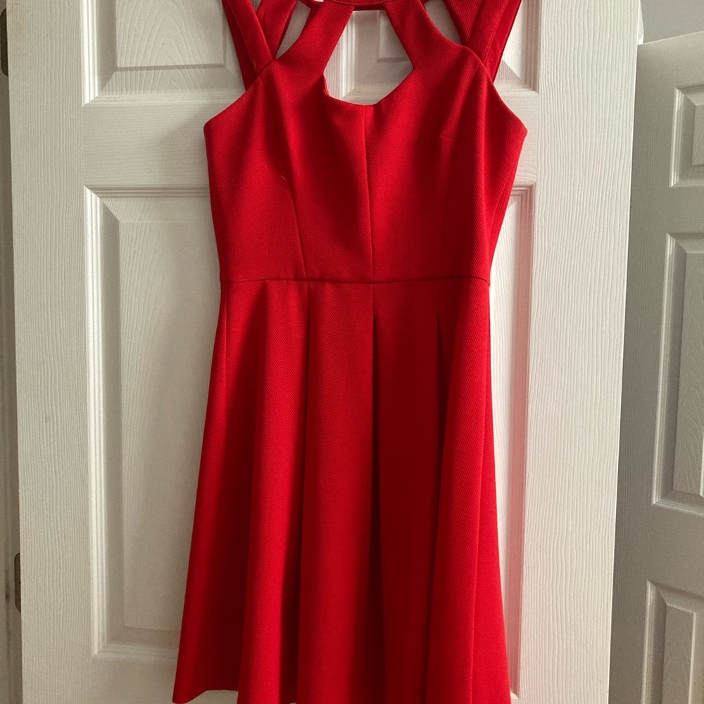 Red betsey johnson dress
